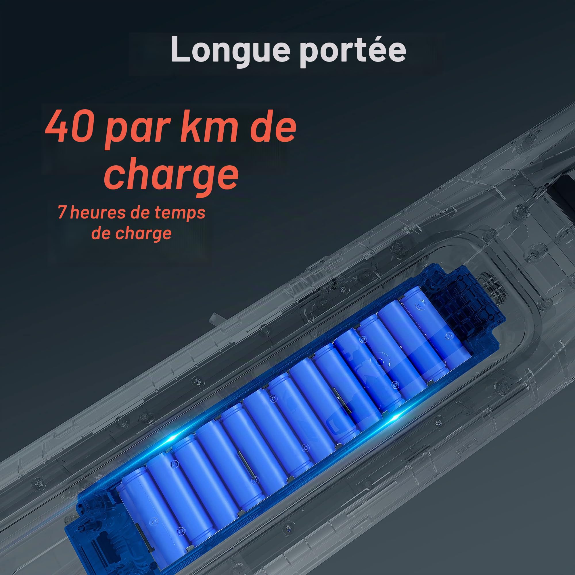 NIU KQi2 Pro Trottinette électrique Pliable avec autorisation de Circulation sur Route (Max. 20 km/h, portée jusqu'à 40 km et pentes 15%, pneus pneumatiques 10", Double système de freinage, Charge