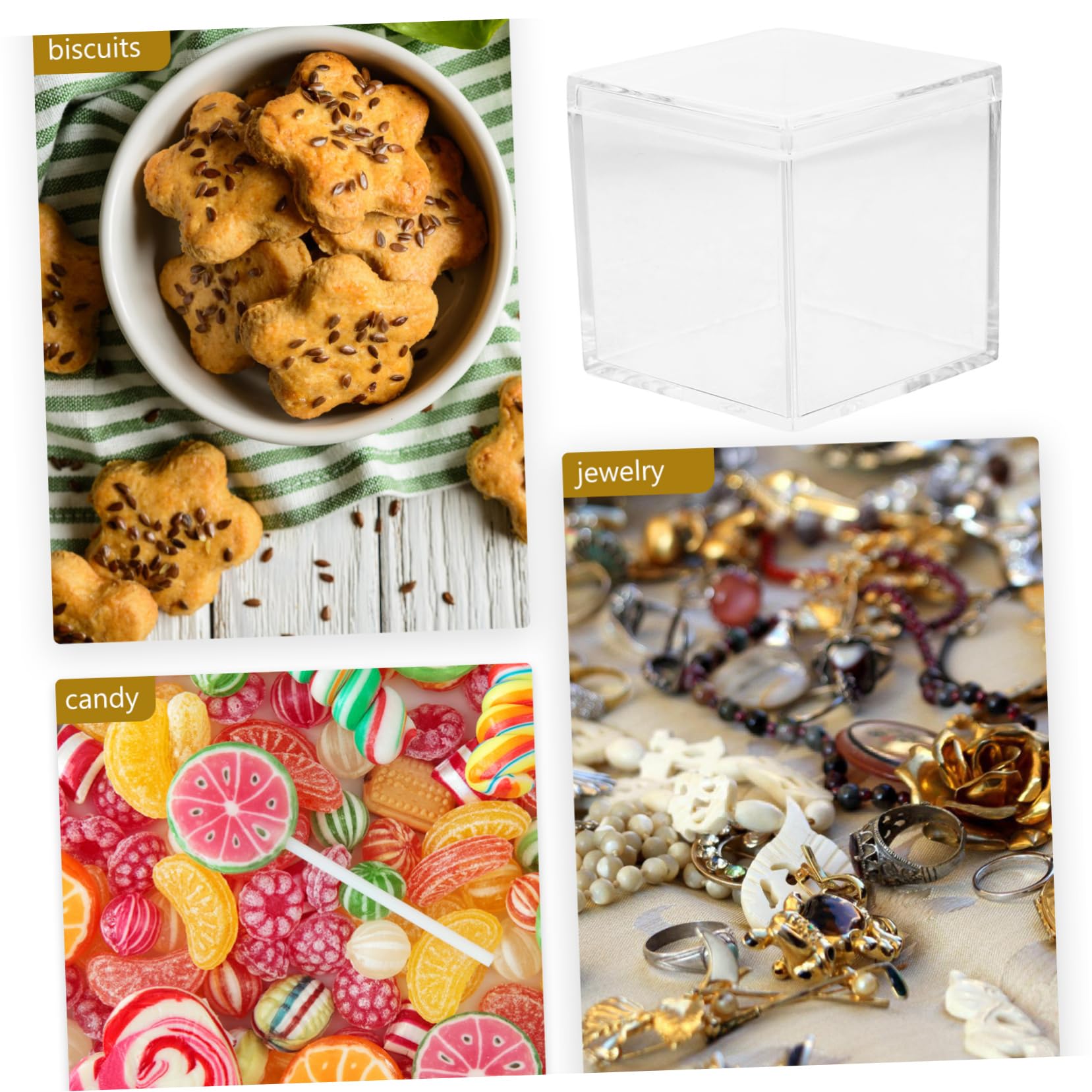 アンティーク　チョコレート　ディスプレイ　ケース　お菓子　100年　アメリカレア Amazon.co.jp: NUOBESTY 9個透明正方形ディスプレイボックス 小物収納