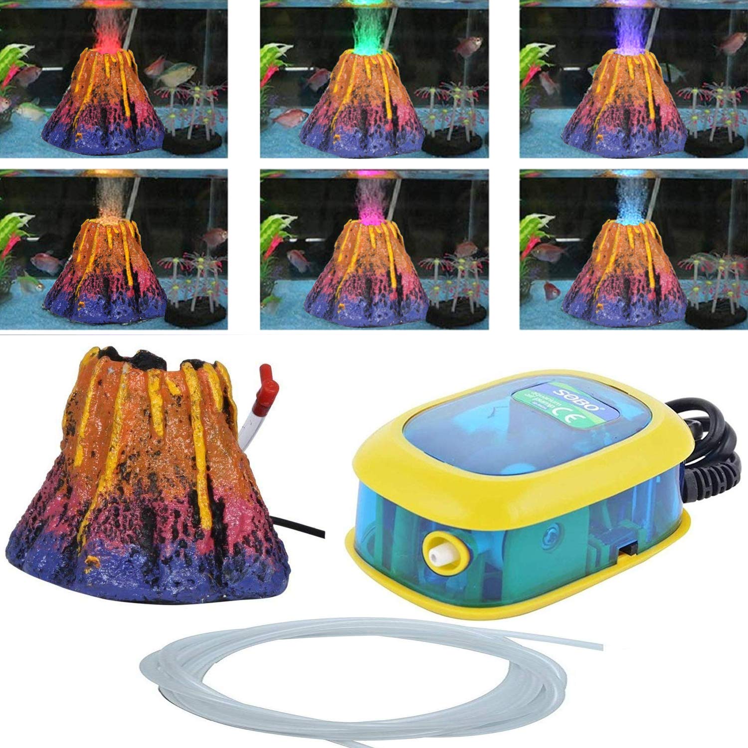 See full amazon price history chart for Jainsons Pet Products Aquarium Decorative Volcano Led Bubbler Submersible Light with AIR Stone (LED Volcano and AIR Pump) Jainsons Pet Products Aquarium Decorative Volcano Led Bubbler Submersible Light with AIR Stone (LED Volcano and AIR Pump) (B07Y84KXC8) Amazon Price History, Amazon Price Tracker