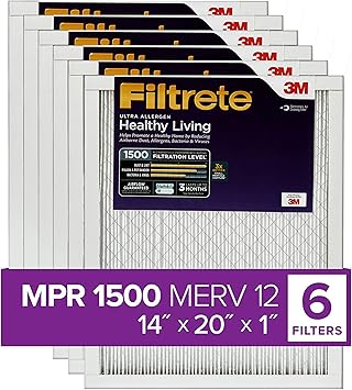Filtrete air filters 14x20x1 Clearance