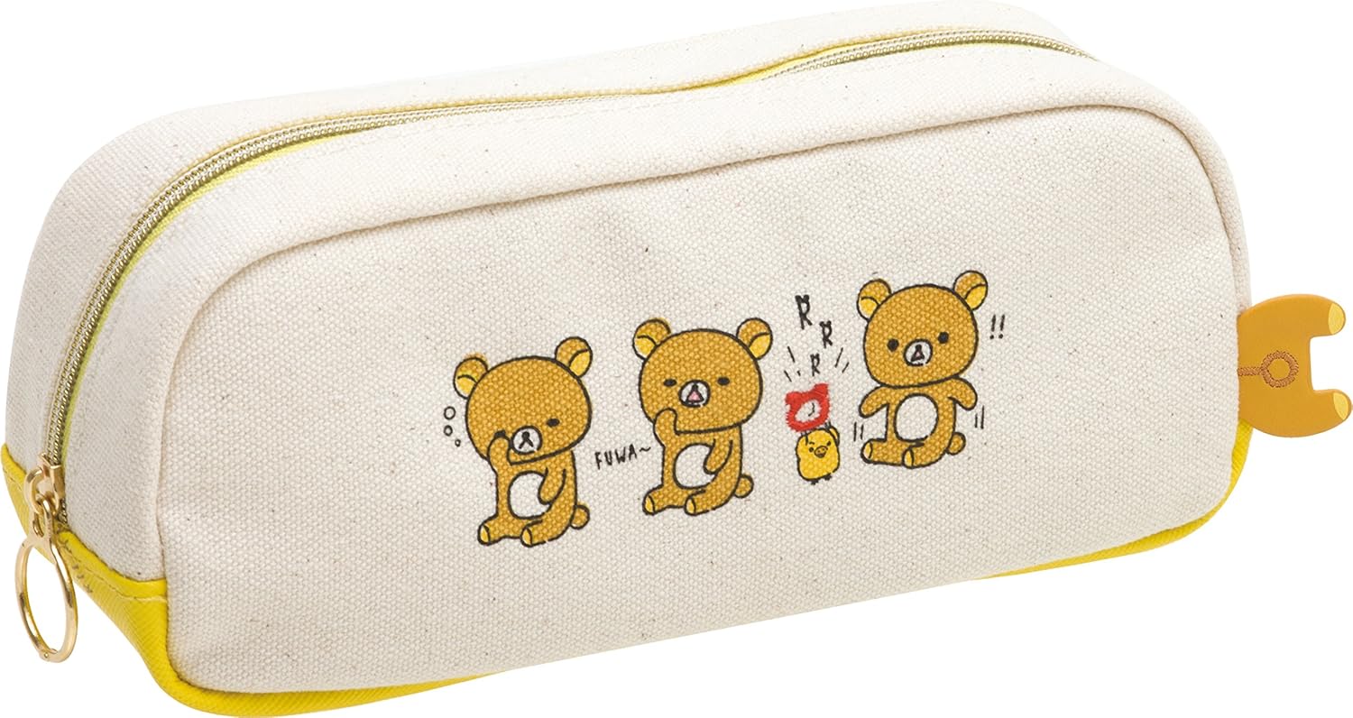 SanX Rilakkuma pencil case canvas made Pen Pouch PY69101