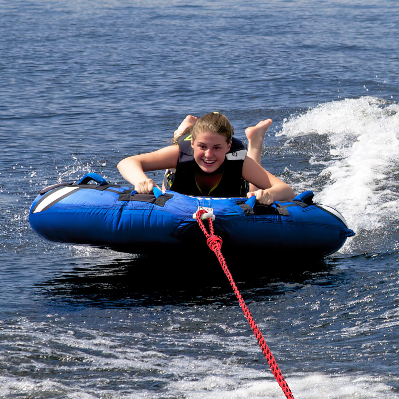 Corda Per Sci Nautico E Wakeboard Qutsvosh - 7.5m, Polietilene Resistente, Per Kneeboard E Attivit&agrave; Acquatiche