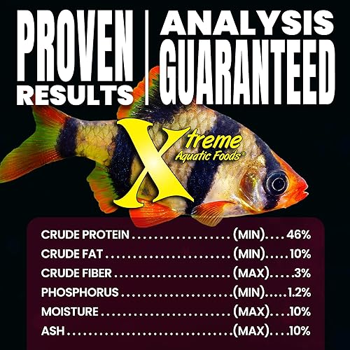 Miniatura 7 de Xtreme Beef Heart Flakes - Alto contenido en proteínas, rico en nutrientes para peces tropicales y de agua dulce, apoya el crecimiento, mejora del