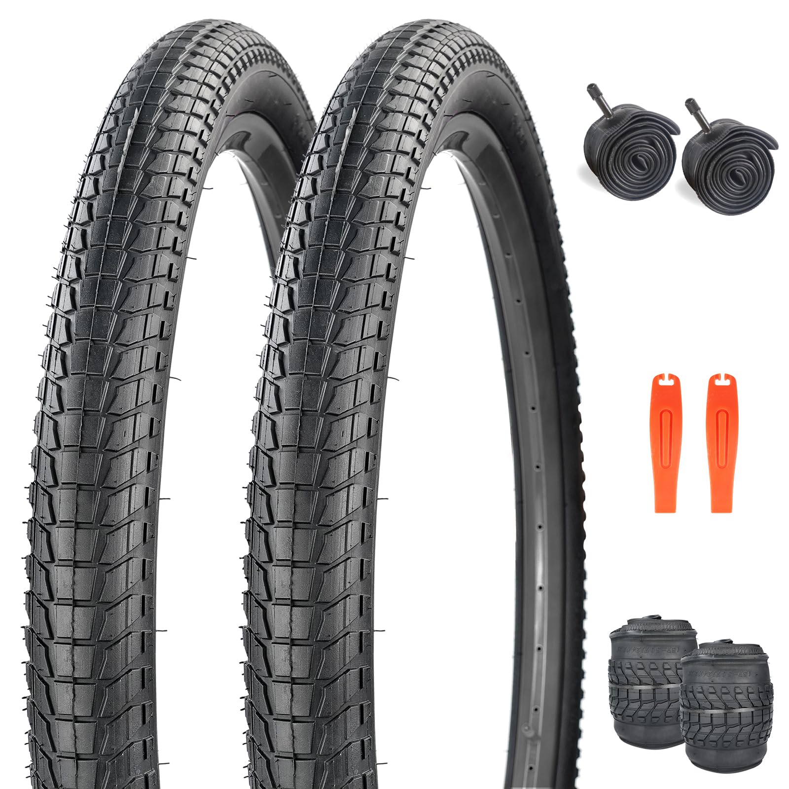 WEEROCK Fahrradreifen 20x2.125,24/26 x2.25 Pannensicher 20/24/26 Zoll Faltbarer Reifen für Mountainbike, MTB Fahrrad, BMX,Stadtfahrrad