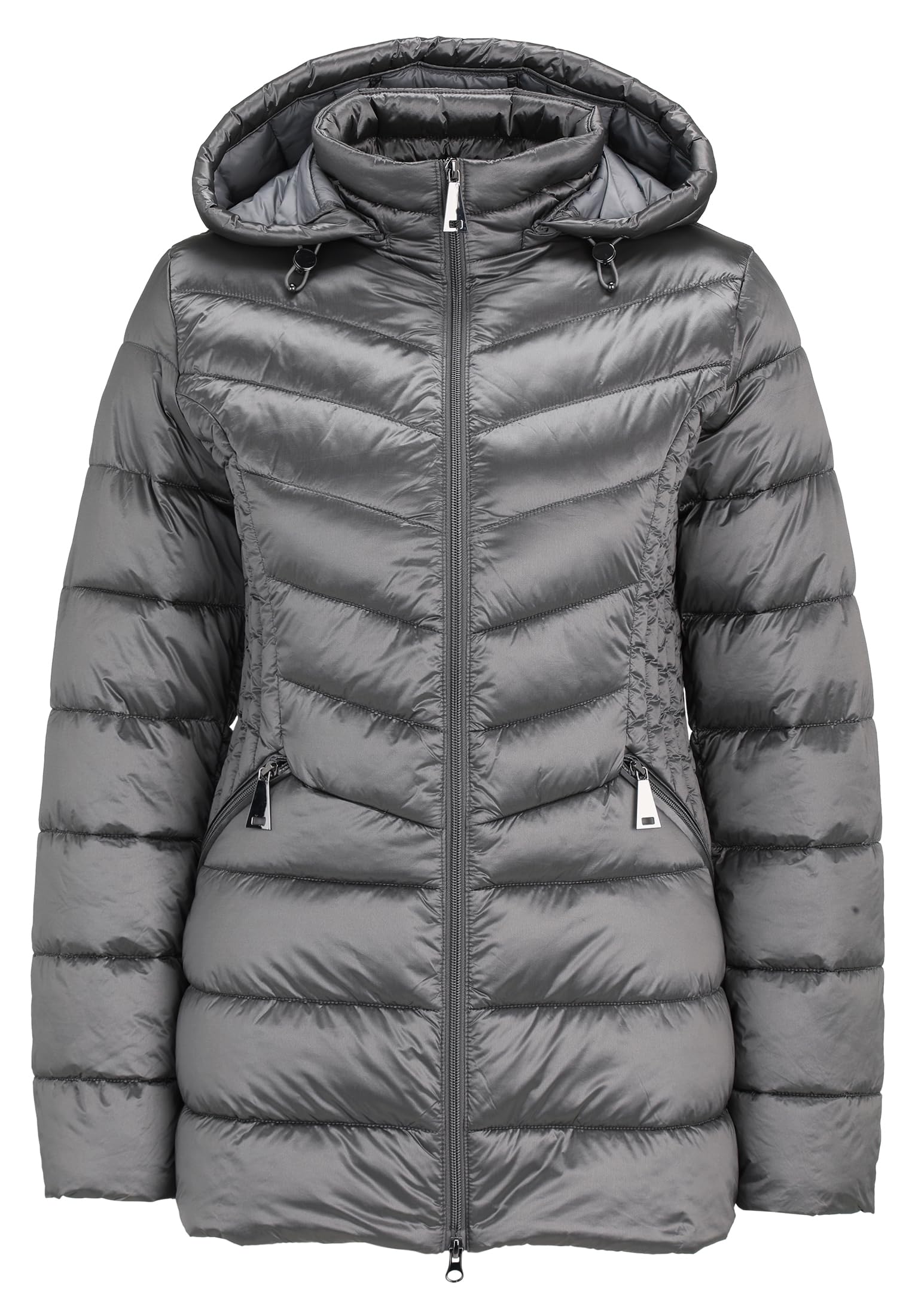 Betty Barclay Damen Outdoorjacke mit Abnehmbarer Kapuze