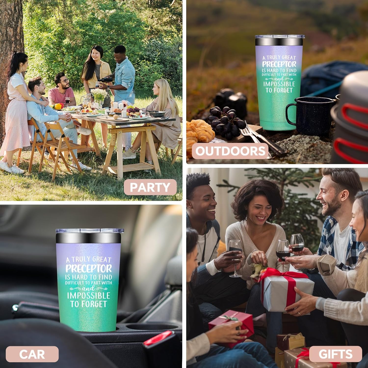 Nurse Preceptor Gifts - A Truly Great Preceptor Is Hard to Find - Preceptors Gifts Nursing - Thank You, Christmas Gift for Nurse Practitioner Women - 20oz Tumbler - Image 6