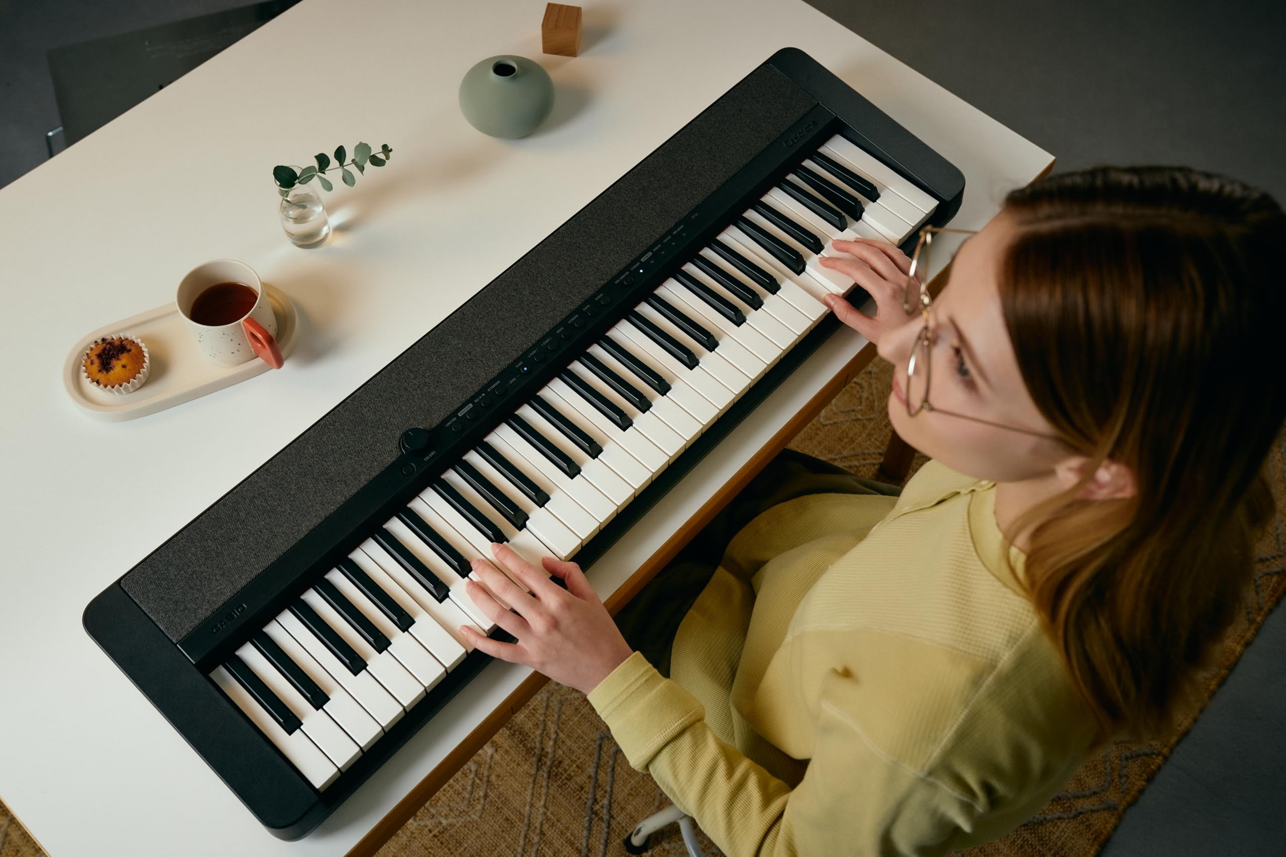 Casio Teclados CASIOTONE Piano digital, Negro (CT-S1BKC5)