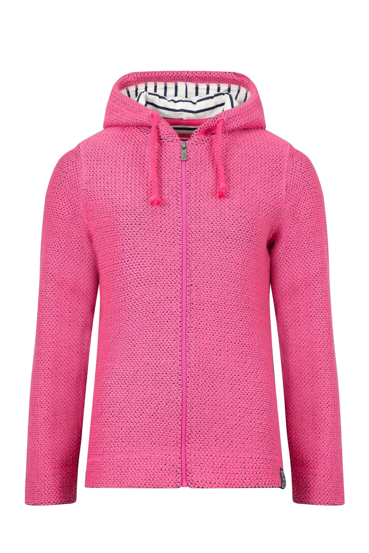 Weird Fish Chicoa Full Zip Macaroni Hoodie Peony Size 20. (Jumper/Sweater/Fleece)