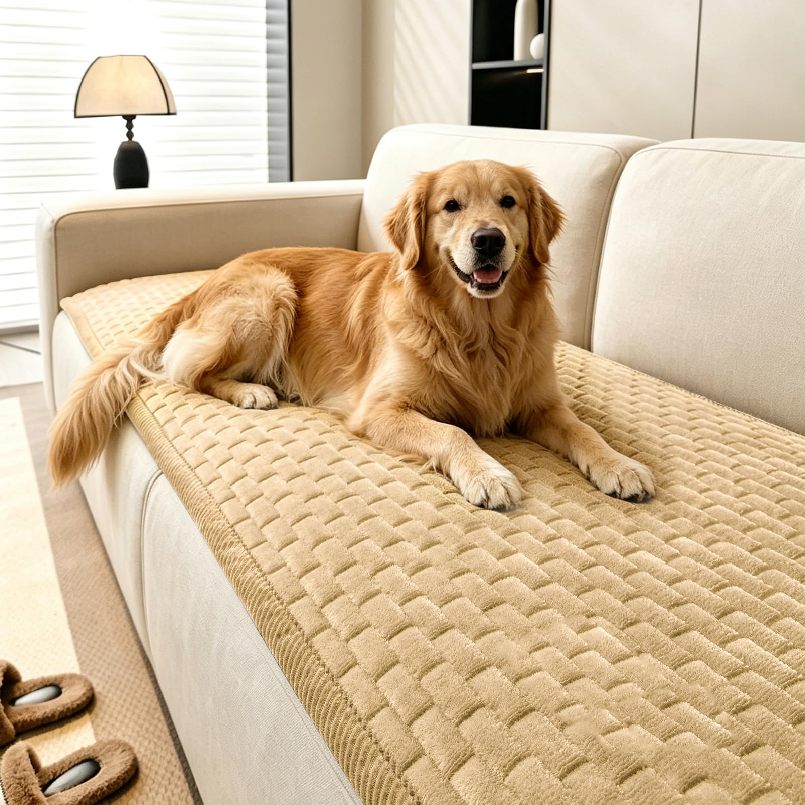 PJLZJFBY Couch Covers for Dogs Washable, Non Slip Dog Couch Cover Protector — image 1
