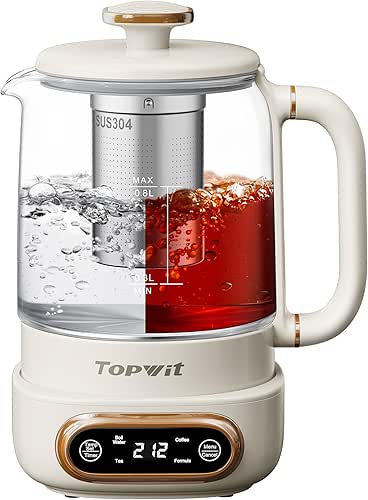 Topwit Electric Tea Kettle, 11 Temperature Control & 4 Presets