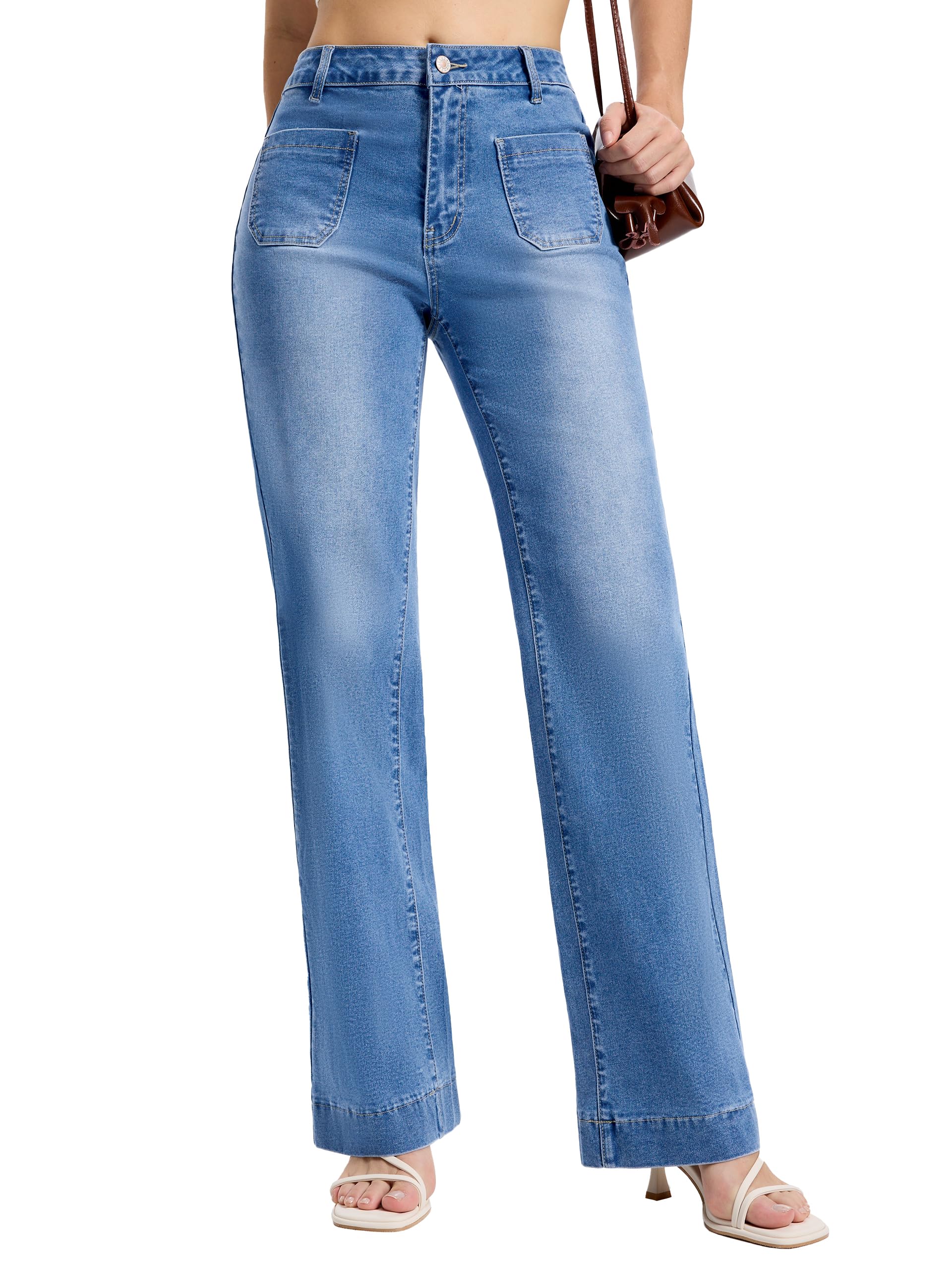 SEVEGO Wide Leg Jeans