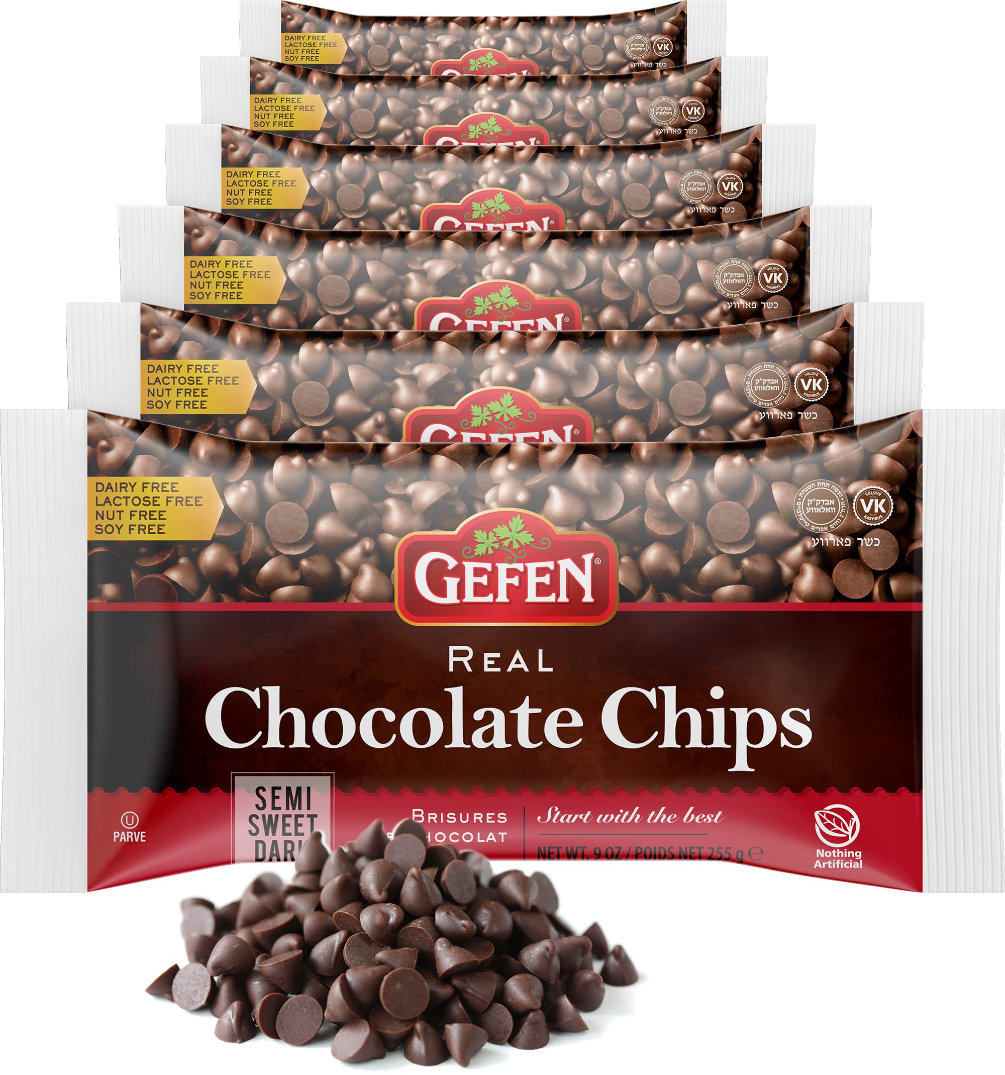 Amazon.com: Gefen Vegan Semi Sweet Real Dark Chocolate Chips