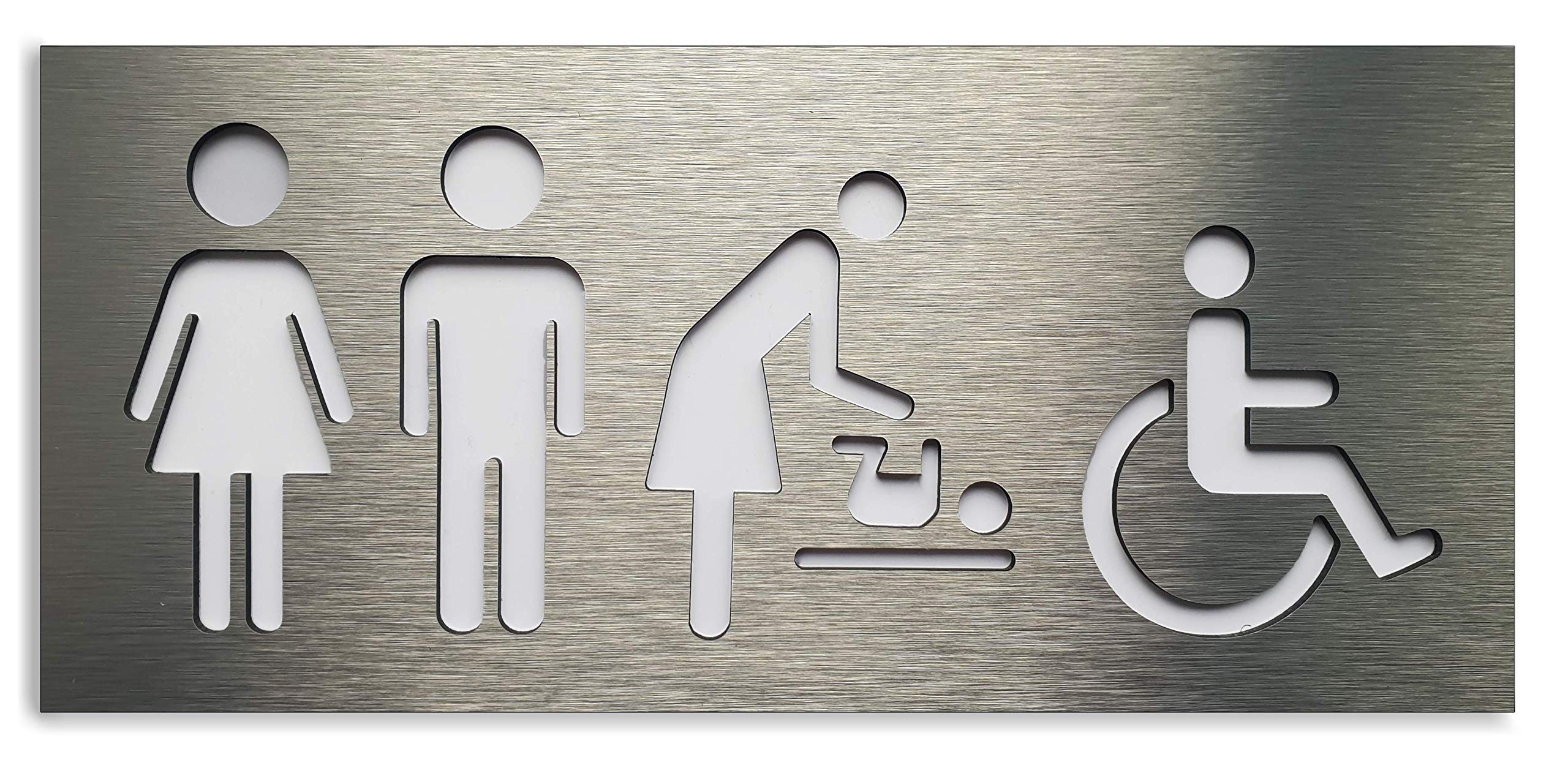 Buy BSYDESIGN Aluminium Male Female Baby change and Handicap Bathroom