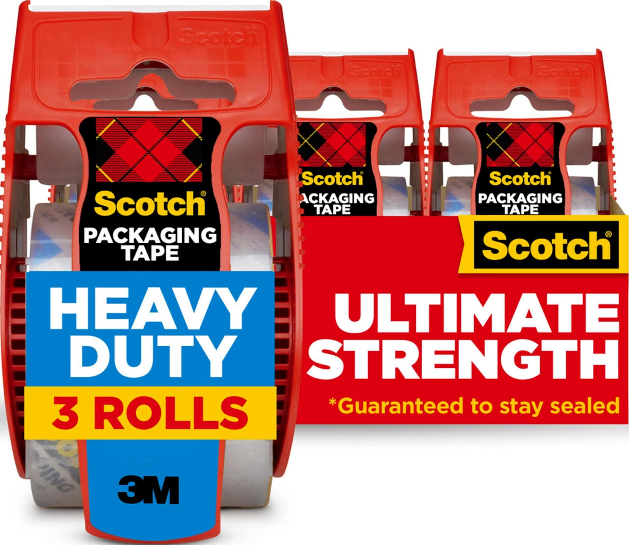 Scotch Heavy Duty Packing Tape - 22.2yd Roll -1 Scotch Heavy Duty Packing Tape - 22.2yd Roll -1