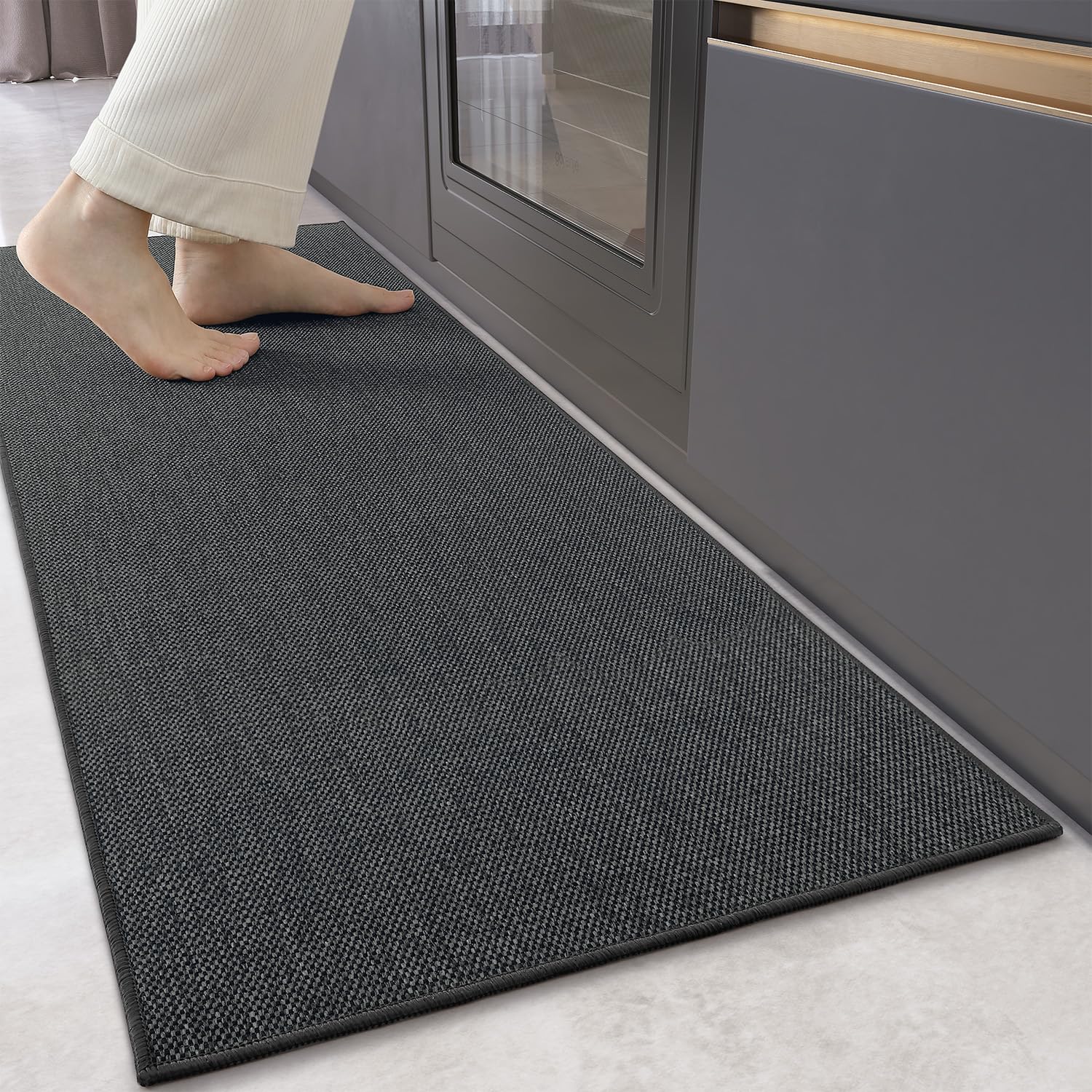 Color&Geometry Kitchen Rugs and Mats Non Slip Washable, Absorbent Kitchen Mats Woven Runner Rug Easy to Clean Kitchen Floor Mats for in Front of Sink,