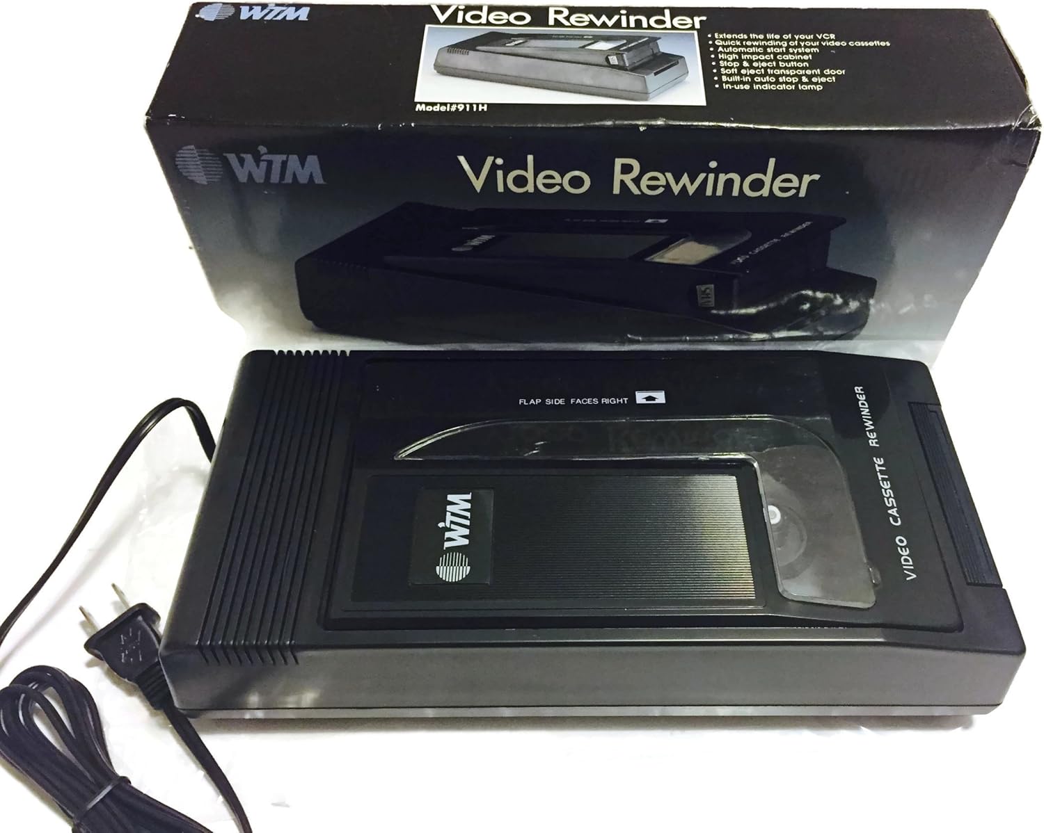 WTM VCR Video Rewinder 911h Electronics