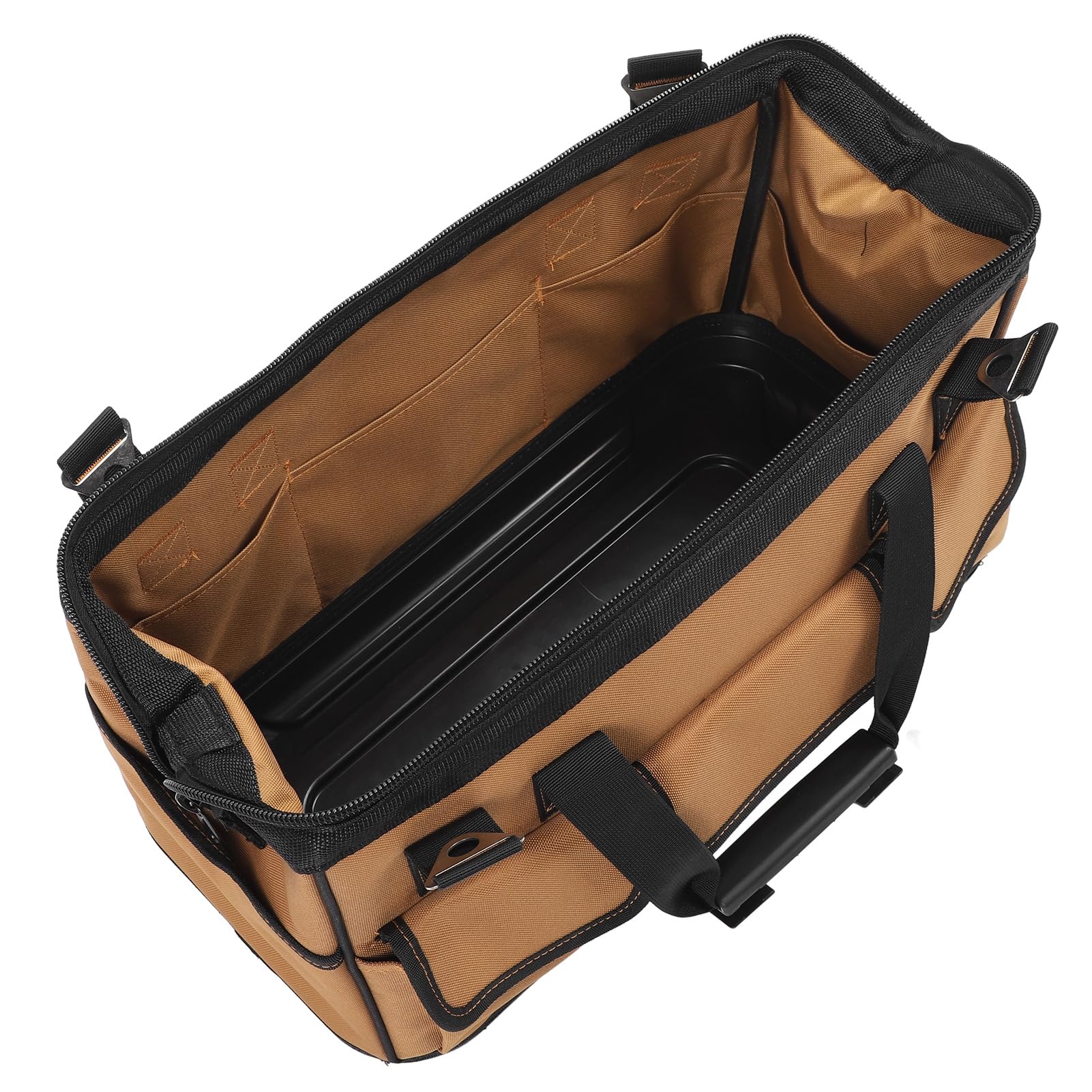 Ausla Borsa Portautensili da Elettricista, Organizer per la Conservazione degli Attrezzi in Tessuto Oxford con 17 Tasche e Base Stabile per Uomini Carpentieri e Saldatori (20 pollici)