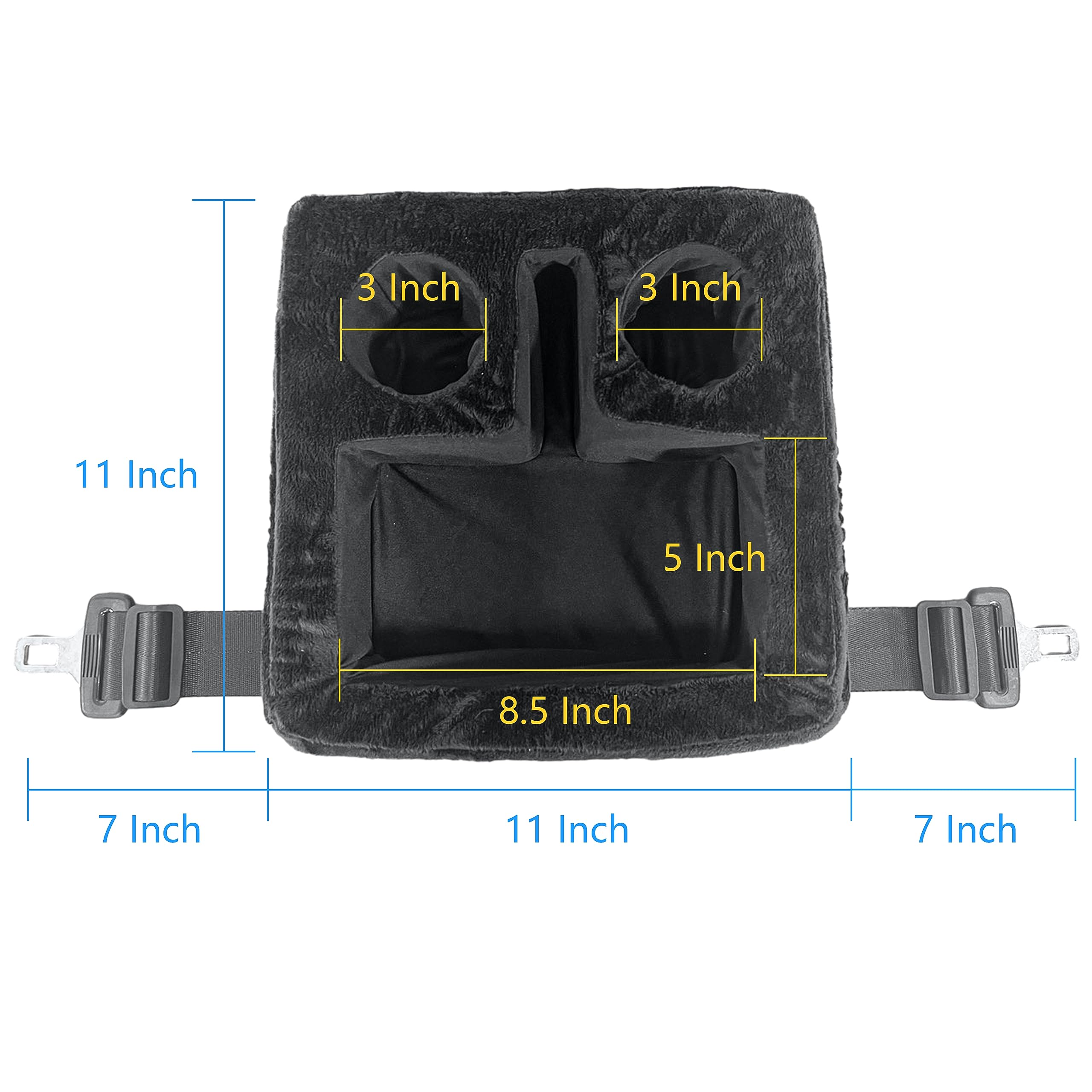 AICEL Car Cup Holder, 2 Pcs Drink Holder With Air Vent Clips, Auto Seat Back Mount