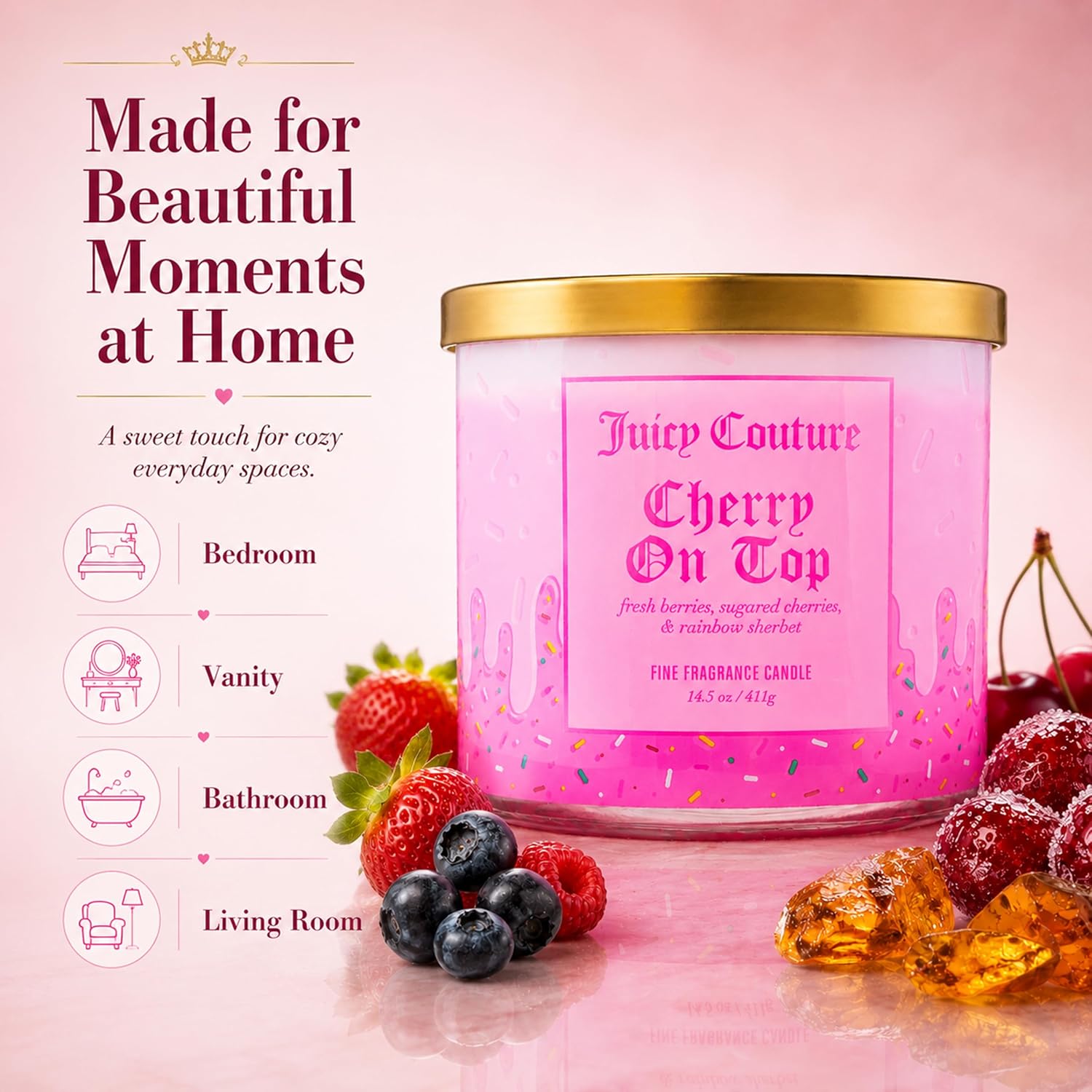 Cherry On Top by Juicy Couture Candle