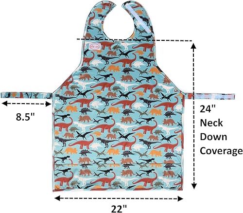Miniatura 5 de Bib-On XL - Babero y delantal de cobertura completa para niños, niños a partir de 3 años.