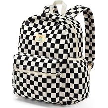 STEAMEDBUN Corduroy Kids Backpack for Girls and Boys 5-8 Boys Backpack for Elementary Kindergarten - 15 inch Cute Backpacks for Kids - Checkered