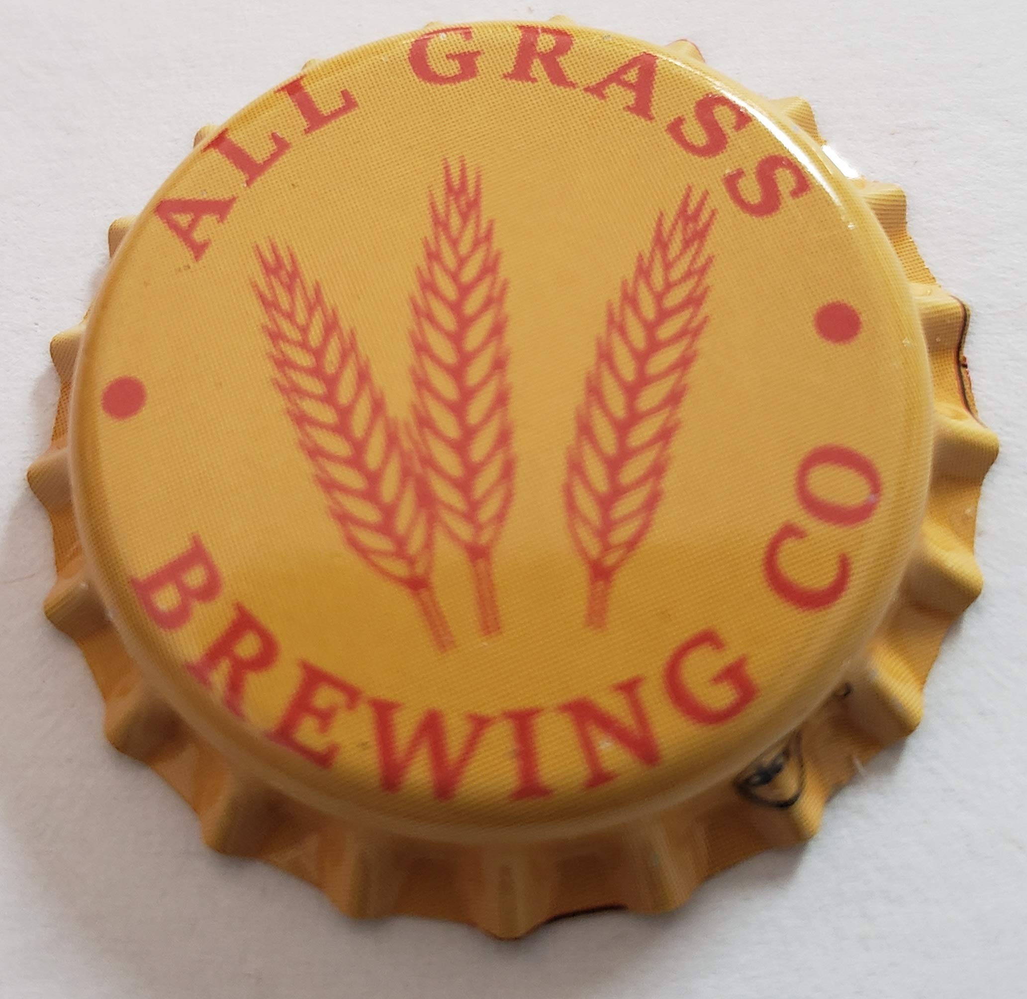 100 Yellow Beer Bottle Caps for Brewing & Crafts