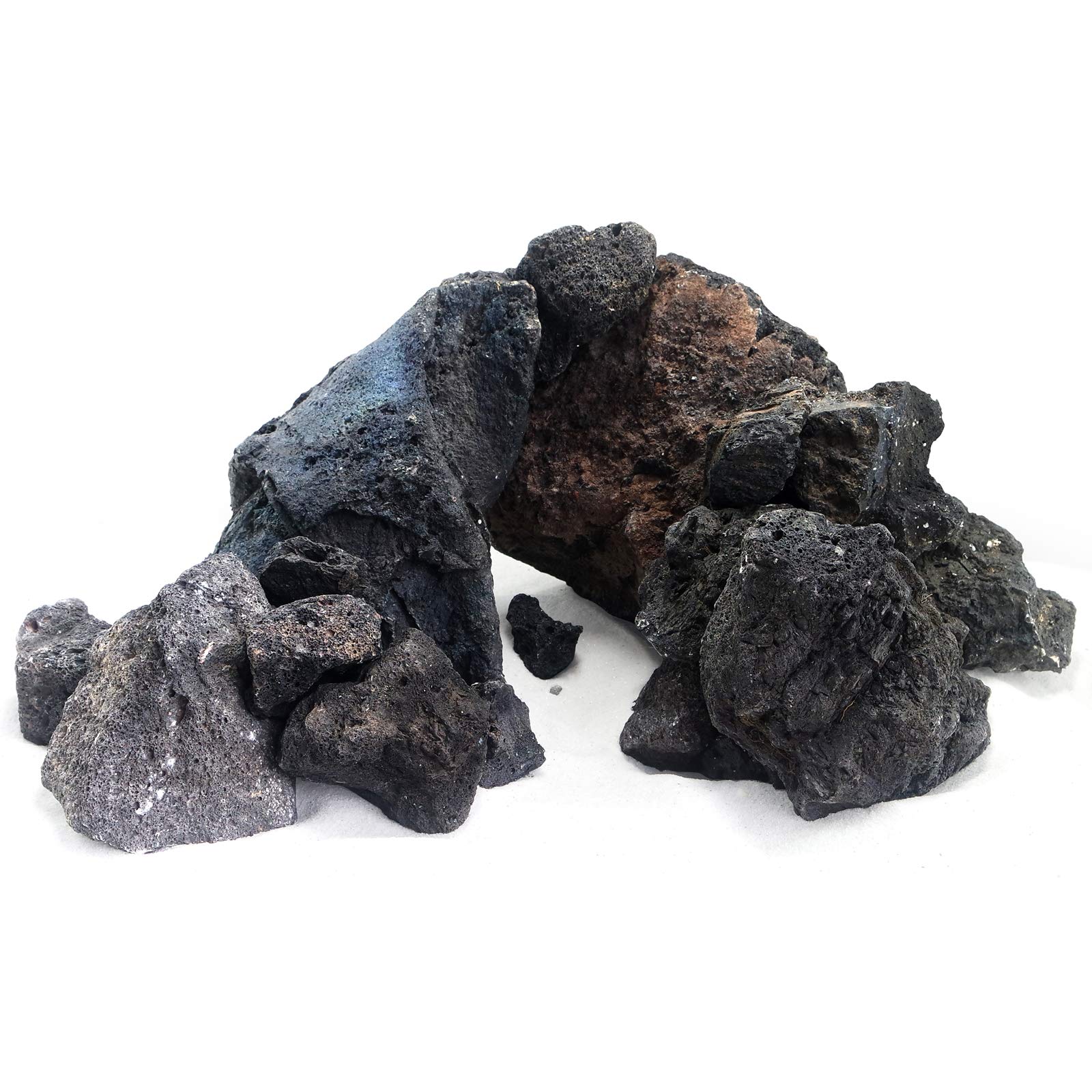 Aquarium Hardscape Materials Planted Aquarium Aquascaping Magic Volcano Black Stone 5 kg
