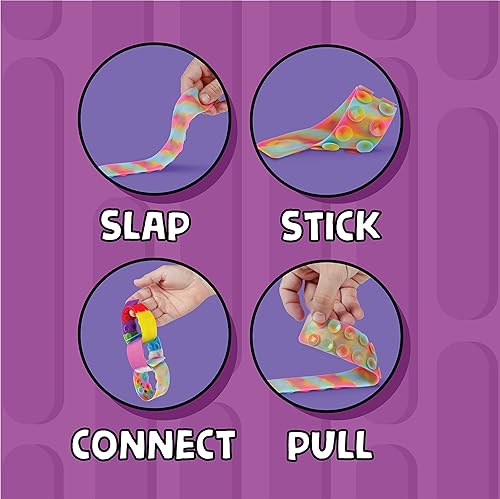 Miniatura 5 de BUNMO x 123GO! Pulseras tontas de 6 piezas  Divertidos recuerdos de fiesta con ventosa o juguetes para niñas de 6 a 8 años  Los juguetes de ventosa