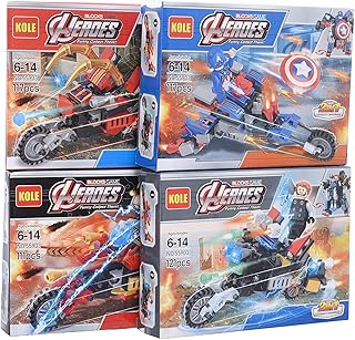 مجموعة بناء البطل الخارق نموذج هيرو 2 في 1 + 110 قطعة: مجموعة بناء بطل خارق مزدوج لمغامرات الاكشن الإبداعي