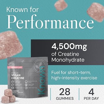 Known Vegan Creatine On-the-Go Pouch 4500mg – 7 Days Supply – Watermelon