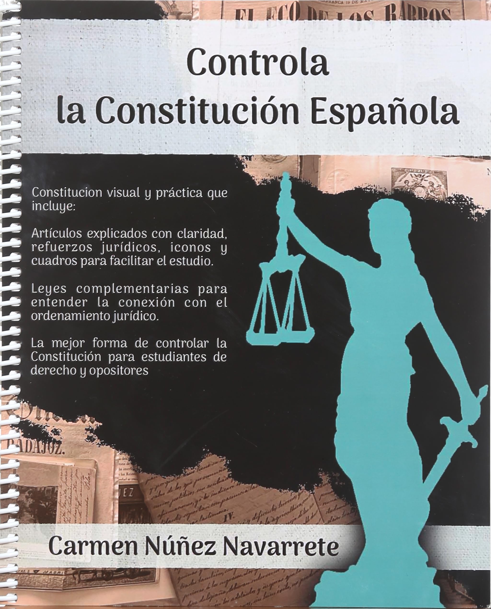 CONTROLA LA CONSTITUCIÓN ESPAÑOLA (material de estudio ilsutrado, explicado y colorido)