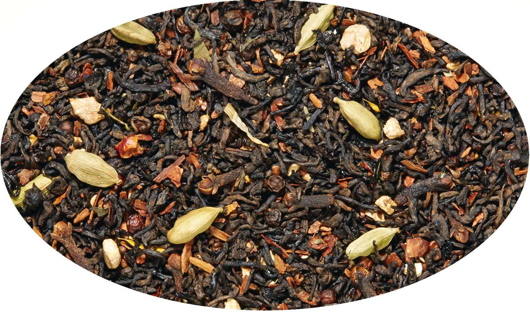 Eder Gewürze - Mezcla de Té negro Pu Erh Chai (Canela/Cardamomo) aromatizado - 1kg