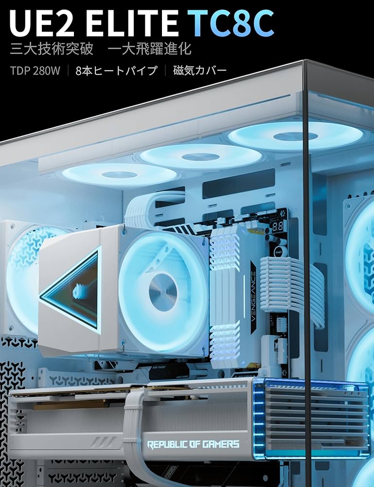 Amazon | Novonest cpuクーラー 高性能デュアルタワー CPUクーラー