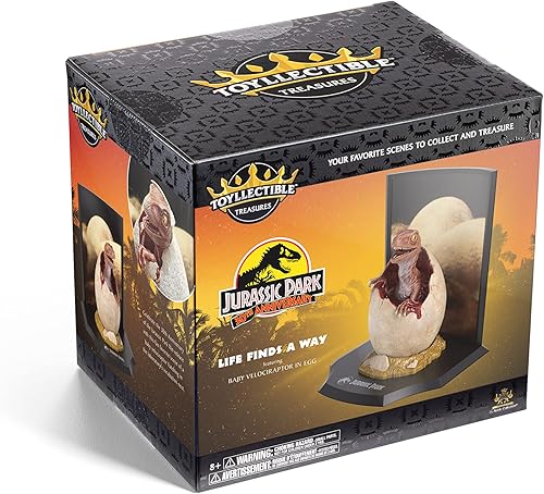 Miniatura 6 de The Noble Collection Jurassic Park Toyllectible Treasure - La vida encuentra un camino - Huevo