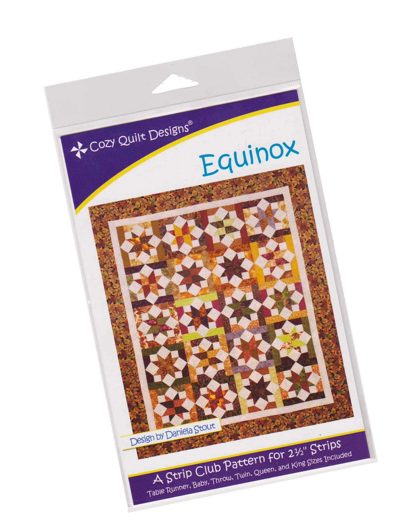 Cozy Quilt Designs 'Strip Club' Pattern - Equinox (Includes Instructions for six Project Sizes)