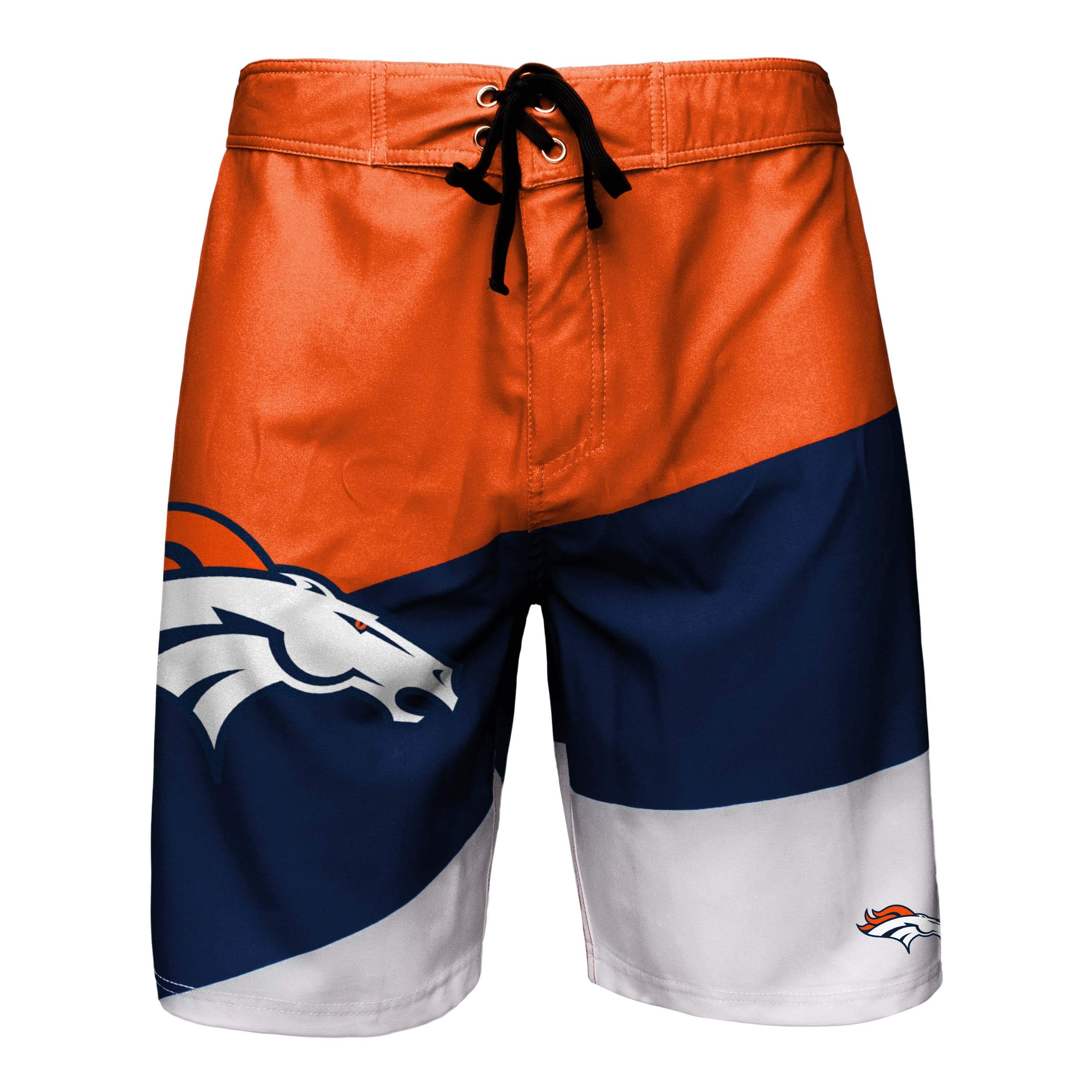 FOCO Mens NFL Team Logo Color Dive Swim Boardshorts