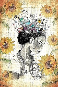 WZVZGZ Tin Sign Vintage Wall Poster Retro Metal, Nurse Home Decor Wall Art Gift, Music Bar Club Mens Cave Art Decor Poster - 8x12 Inch