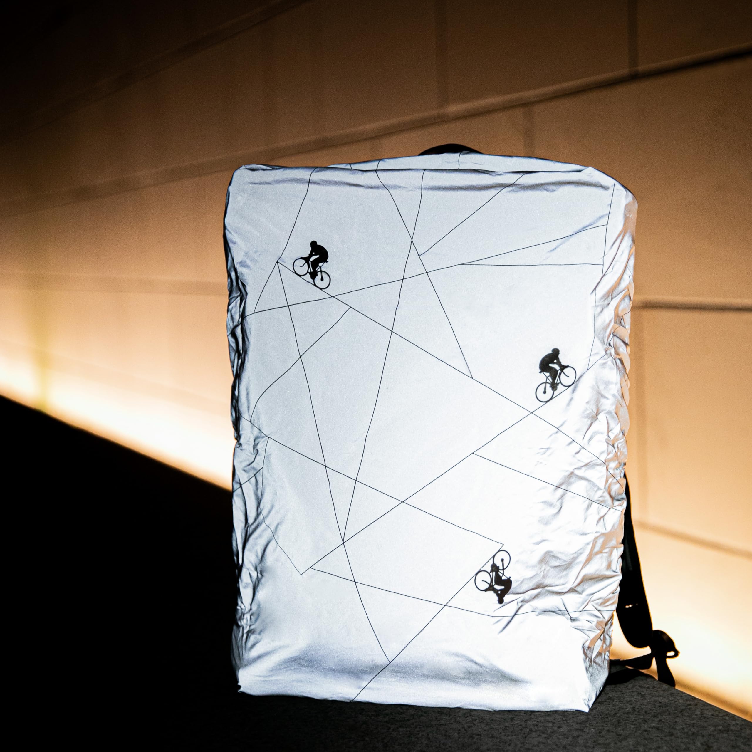 FAHRERUnisex - Adult LUX Reflective Rain Cover S, Grey, S