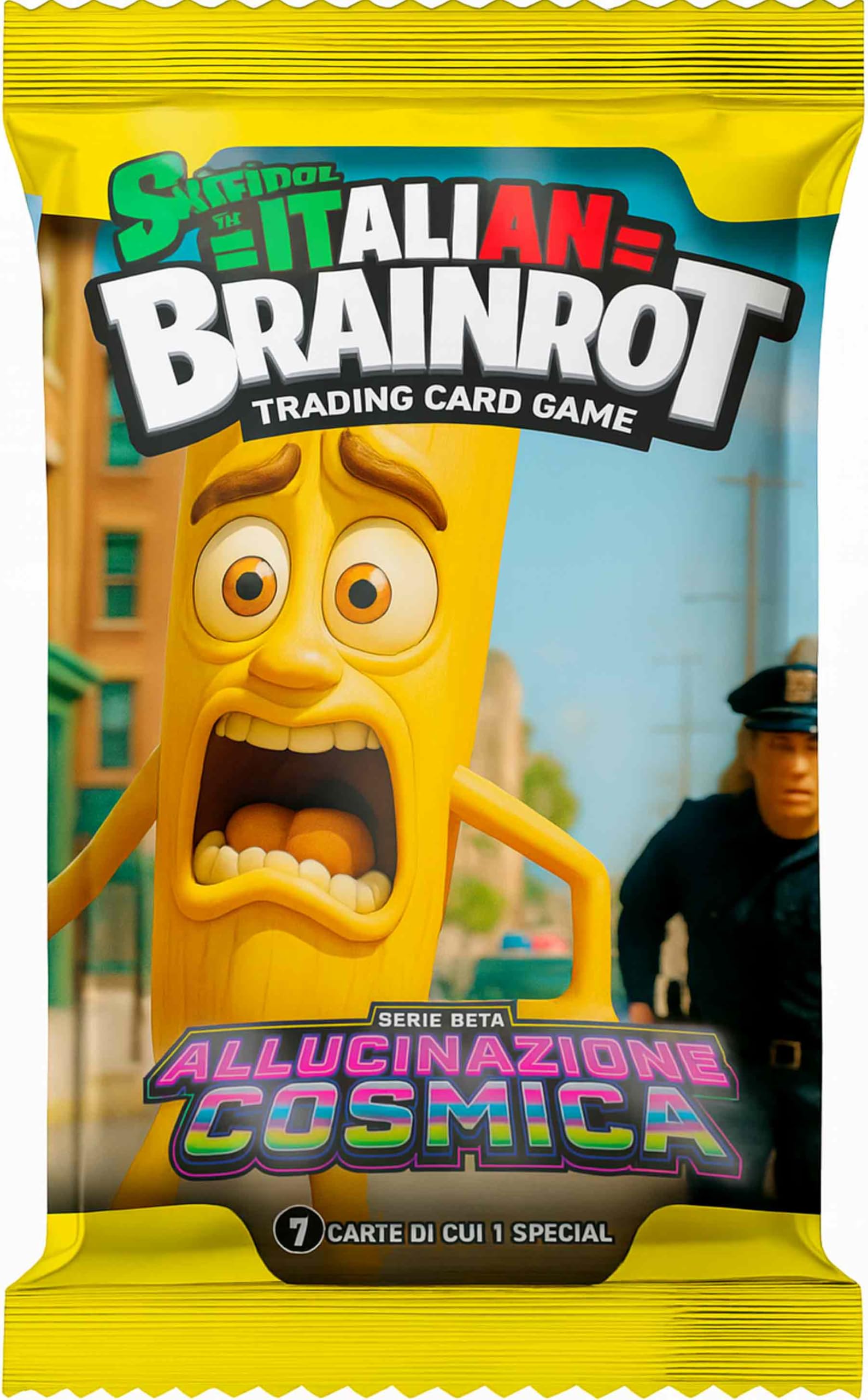 Skifidol Brainrot Trading Card Game, Allucinazione Cosmica Serie Beta, Super Box da 30 Bustine