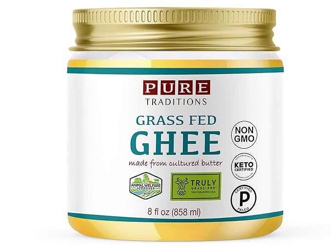 GrassFed Cultured Ghee, Certified Paleo, Keto Certified