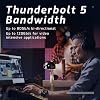 Dock OWC Thunderbolt 5 con 11 puertos | 4x Thunderbolt 5 80/120Gb/s - 140W PD - 2x USB-A (10Gb/s) - USB-A (5Gb/s) - 2.5GbE - lector SD y microSD - entrada/salida de audio 5