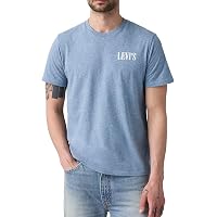 Levi's Maglietta da Uomo con Scollo Rotondo, Confezione da 1