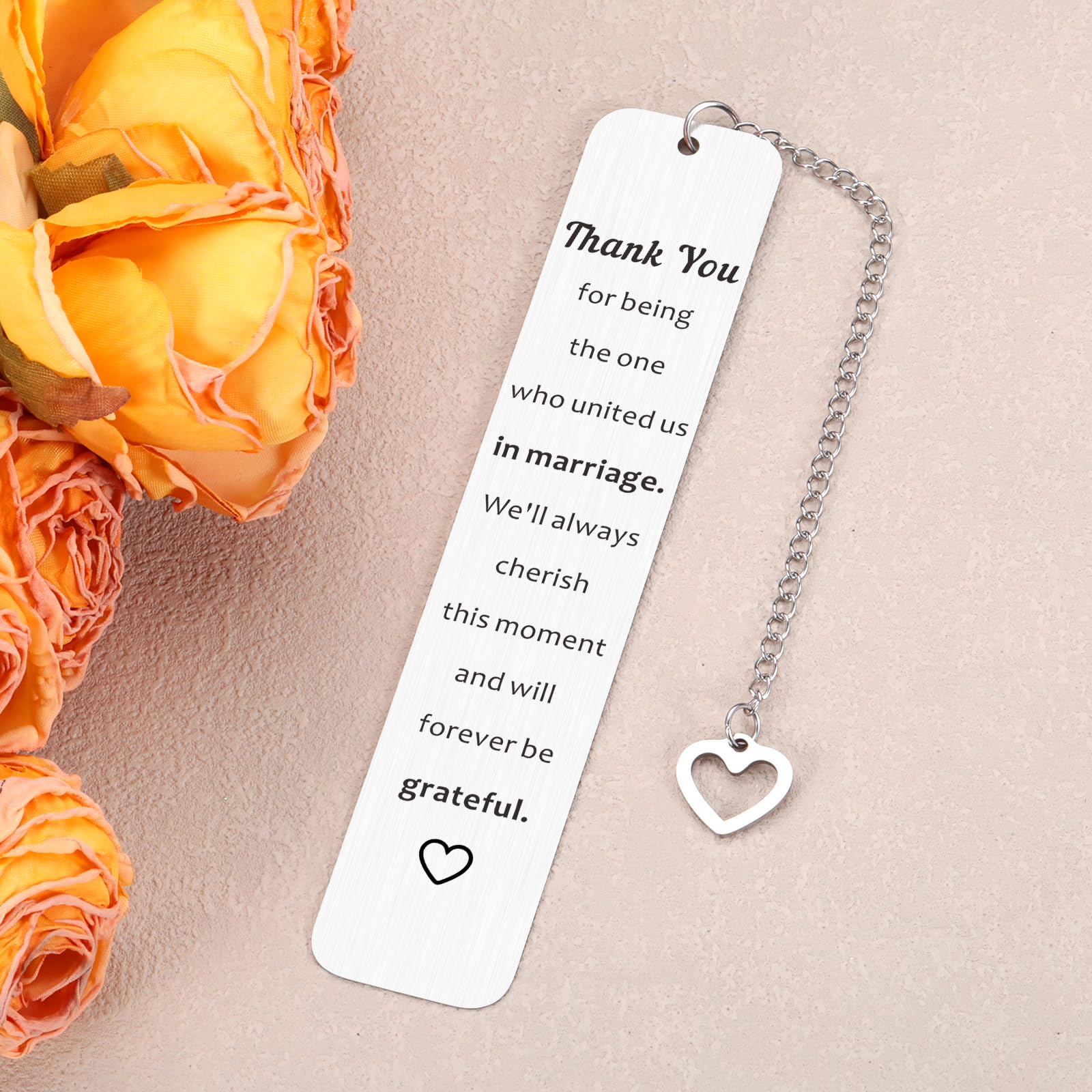 Wedding Officiant Gifts Bookmark, Officiant Gifts For Wedding Day Appreciation Gifts Wedding Officiant Proposal Gift Wedding Planner Thank You Gifts Weddi - View #11