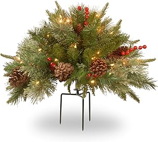National Tree Company 18 in Pre-Lit Colonial Fir Artificial Christmas Ur...