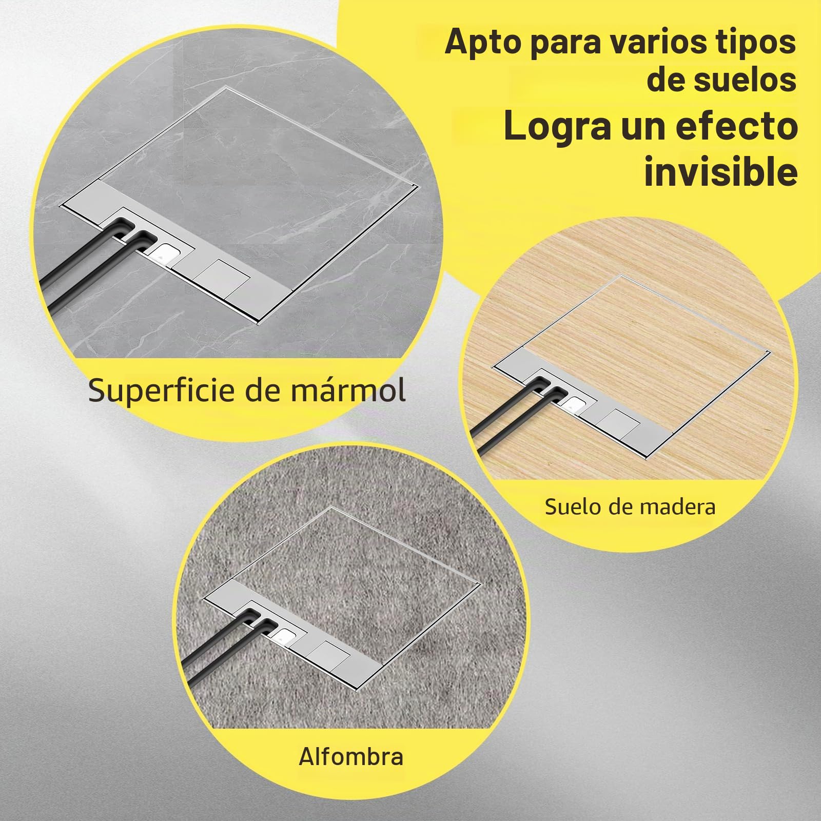 Caja de enchufes empotrada de suelo, 16 A, 4000 W, acero inoxidable, impermeable, tomas de corriente de 2 vías, UE, juego de tomas de corriente retráctiles para cocina, salón, oficina y hotel