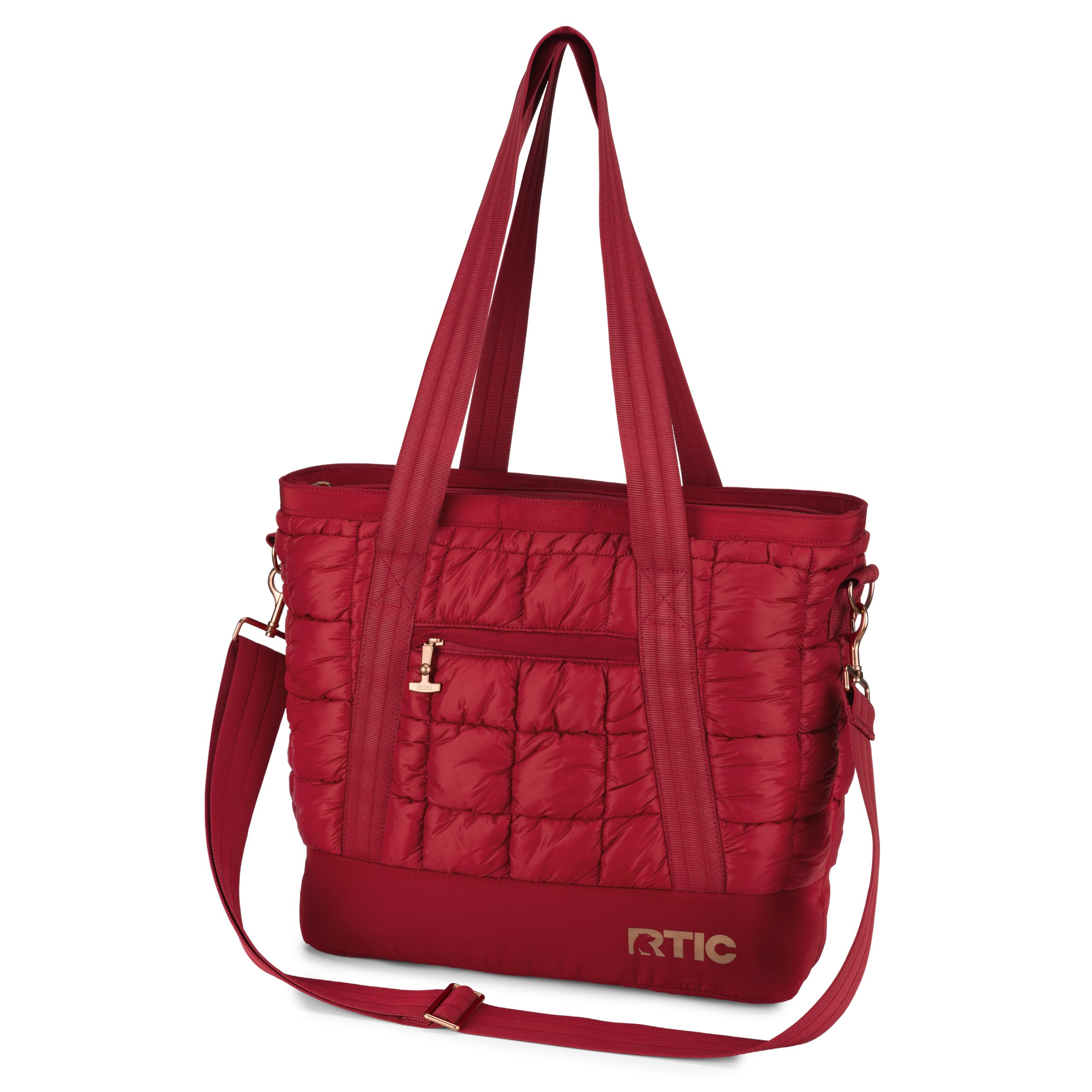 Happy Hour Insulated Tote Quilted Cooler Bag
