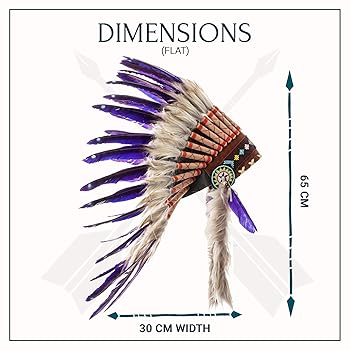 インディアン　フェザーヘッドドレス Amazon.co.jp: Ready for Halloween。y01 Medium 3色Feather