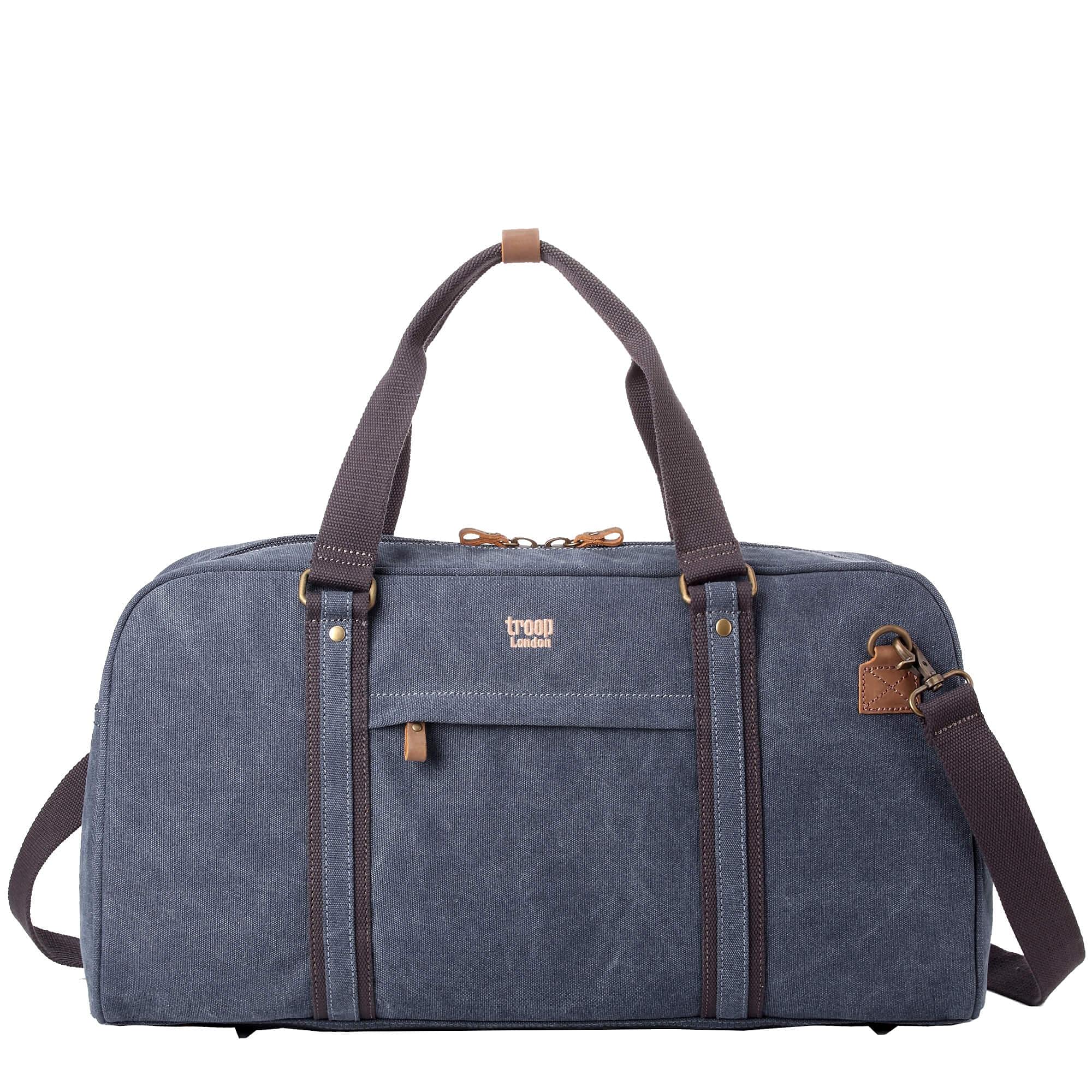 Troop LondonTRP0389 Troop London Classic Canvas Travel Duffel Bag, Large Holdall
