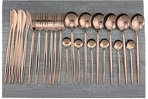 Gugrida Bronze Silverware Set: Exquisite Flatware for Every Occasion