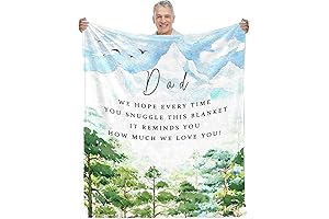 Festive Flannel Blanket: A Warm Heartfelt Gift for Dad